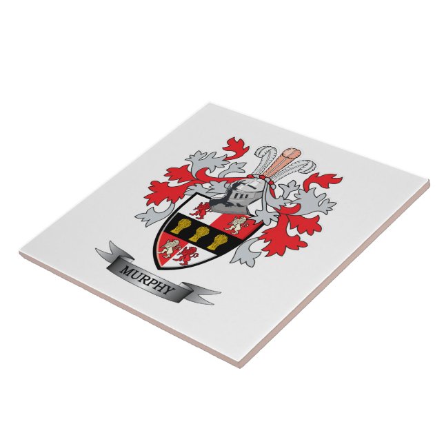 Murphy Coat of Arms Ceramic Tile (Side)