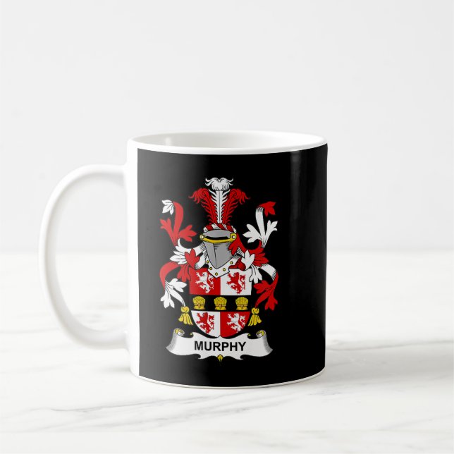Murphy Coat of Arms  Family Crest  Coffee Mug (Left)