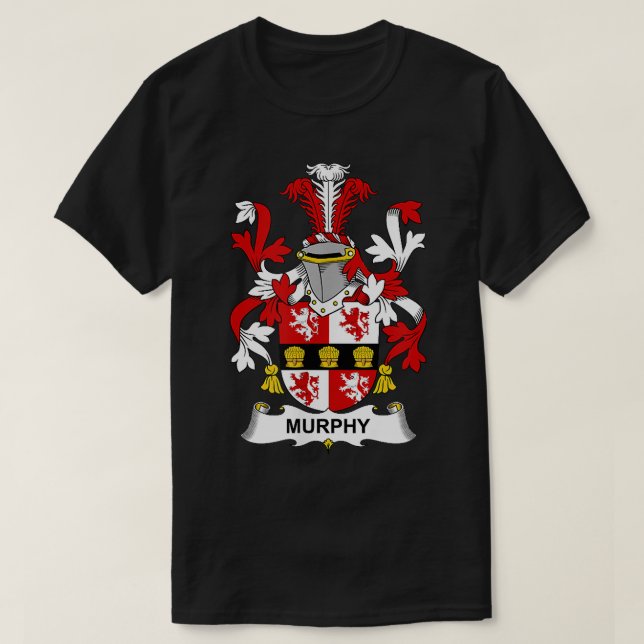Murphy Coat of Arms  Family Crest  T-Shirt (Design Front)