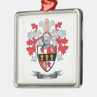 Murphy Coat of Arms Metal Ornament
