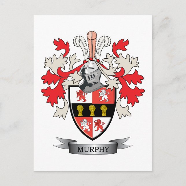 Murphy-Coat-of-Arms Postcard (Front)