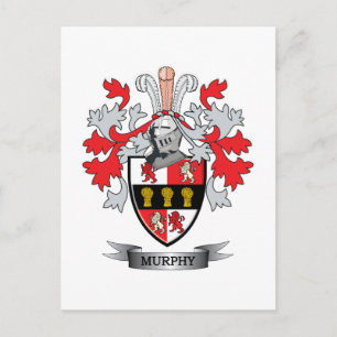 Murphy Coat of Arms Postcard