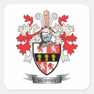 Murphy-Coat-of-Arms Square Sticker