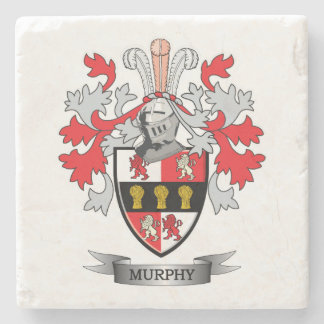 Murphy Coat of Arms Stone Coaster