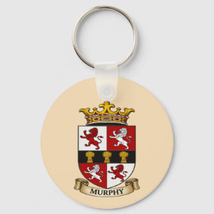 Murphy Family Coat of Arms Keychain