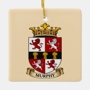 Murphy Family Coat of Arms Ornament