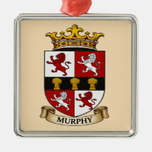 Murphy Family Coat of Arms Ornament