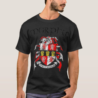 Murphy Family Crest Coat of Arms Surname Gifts  T-Shirt