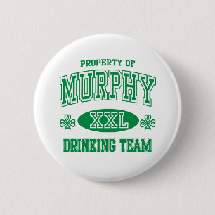 Murphy Irish Drinking Team 6 Cm Round Badge