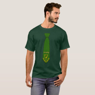 Murphy Irish Necktie T-Shirt with Harp