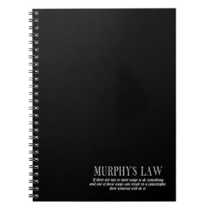 Murphy’s law notebook