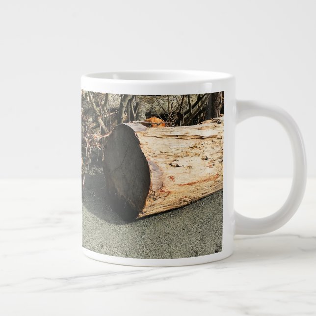 Murphy's Big Log dog lovers game Large Coffee Mug (Right)