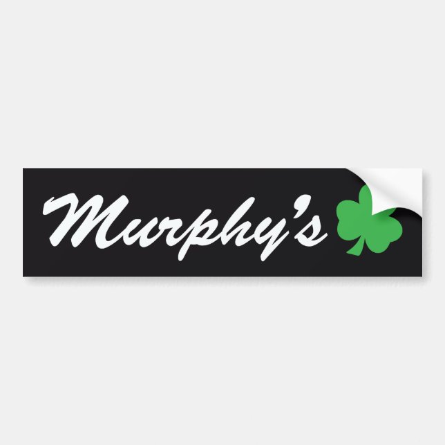 Murphy's Bumper Sticker (Front)