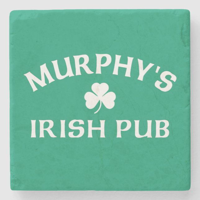 Murphy's Irish Pub  Stone Coaster (Front)