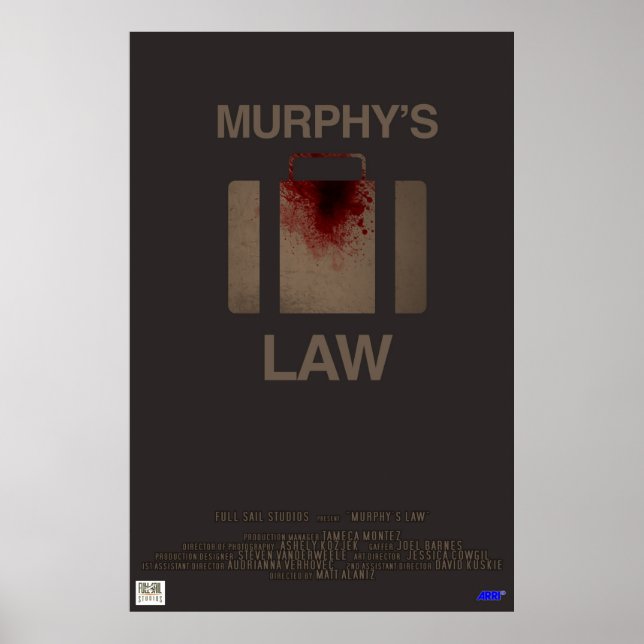 Murphy's Law Poster (Front)