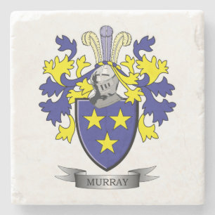 Murray Coat of Arms Stone Coaster