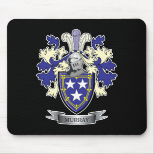 Murray Family Crest Coat of Arms Mouse Pad