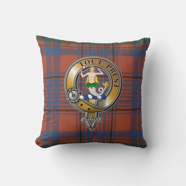 Murray Tartan & Badge Cushion (Front)