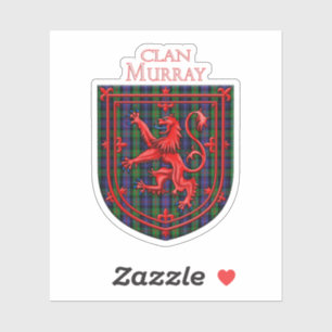 Murray Tartan Scottish Plaid Lion Rampant