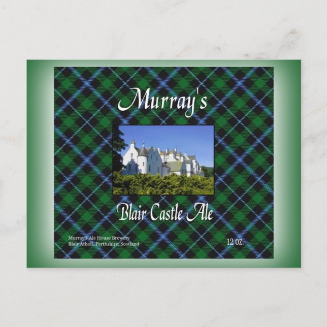 Murray's Blair Castle Ale Postcard (Front)