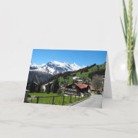 Murren, an alpine village in Switzerland