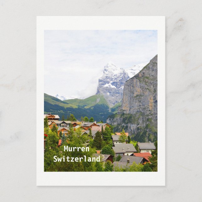 Murren in Switzerland Postcard (Front)
