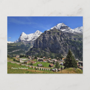 Mürren, Switzerland - Schweiz Postcard