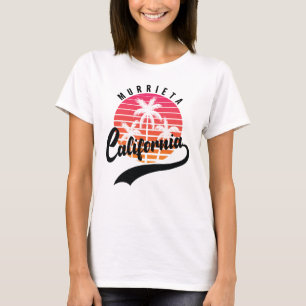 Murrieta, California Retro Sunset Women's T-Shirt
