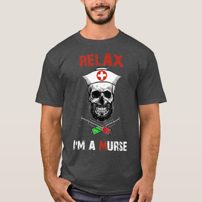 Murse Funny Male Nurse T-Shirt (Front)