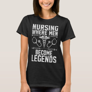 Murse Male Nurse Student Man Nurses Murse Rn Gradu T-Shirt