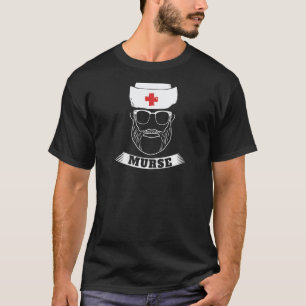 Murse Nurse Man Funny For Male Nurse Raglan T-Shirt