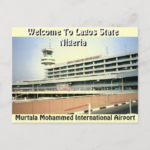 Murtala Muhammed Airport(Mojisola Gbadamosi) Postcard