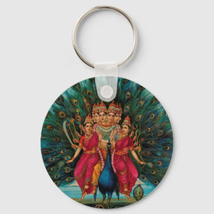 MURUGAN HINDU GOD KEY RING