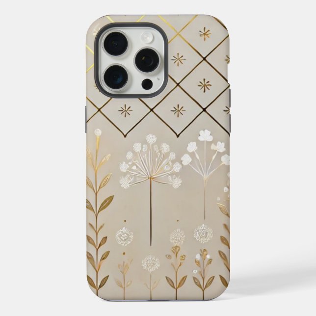 Murugi Accessories Golden Dandelion iPhone Case (Back)