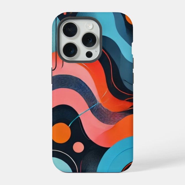 Murugi Accessories Vivid Flow  iPhone Case (Back)