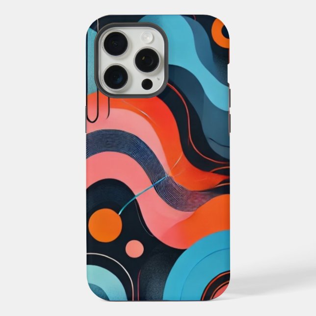 Murugi Accessories Vivid Flow  iPhone Case (Back)