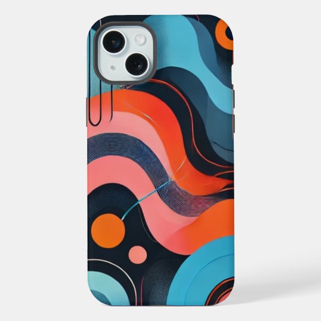 Murugi Accessories Vivid Flow  iPhone Case (Back)
