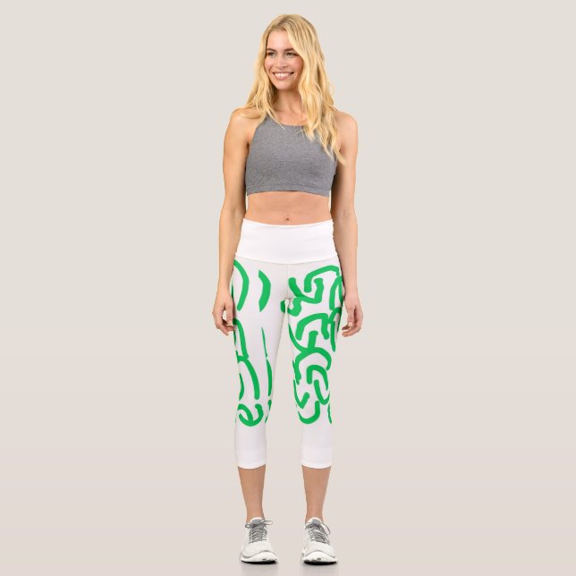 Murugi Apparel High Waisted Capris (Front)