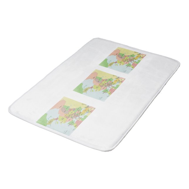 Murugi Bathroom Essentials Large Bath Mat (Angled)