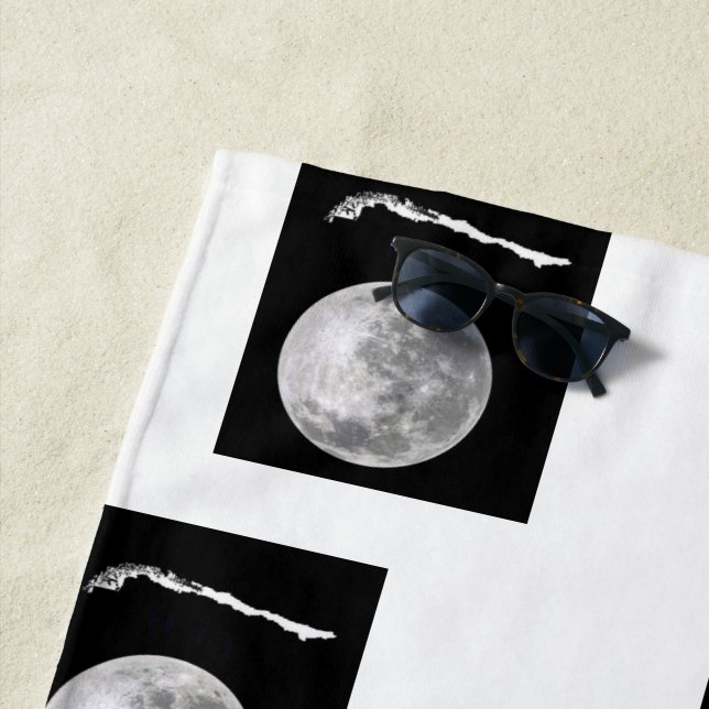 Murugi Beach & Pool Moonlit Beach Towel (In Situ)