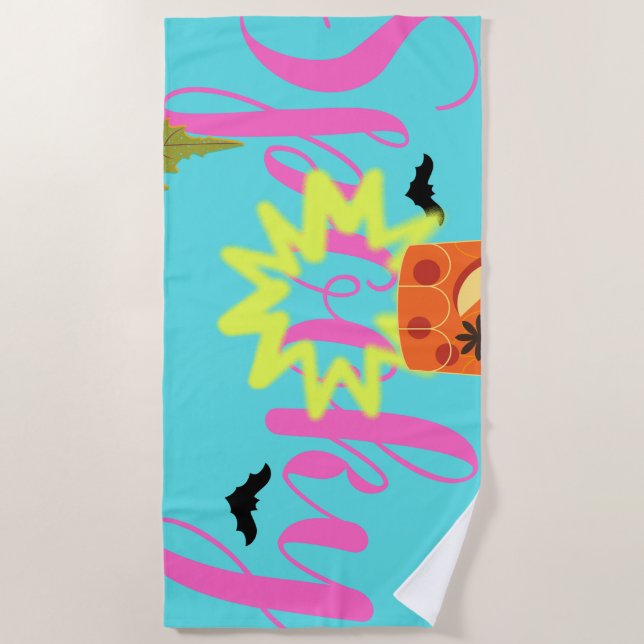 Murugi Beach & Pool Spooky Beach Towel  (Front)