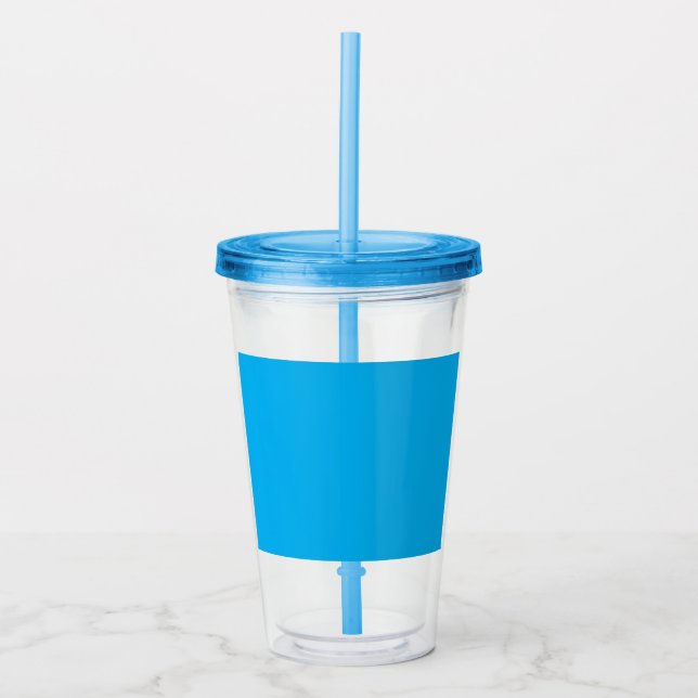 Murugi Drinkware Collection BluBlue  Acrylic Tumbler (Front)