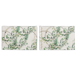 Murugi Luxe Beddings Golden Grove Pair Pillowcase