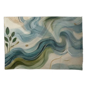 Murugi Luxe Beddings Oceanic Calm Pair of Standard Pillowcase