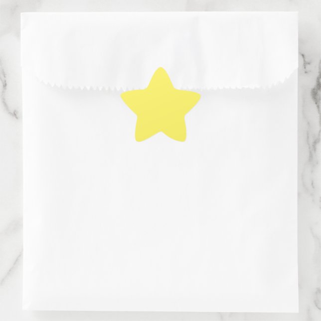 Murugi Stationery Co. Yellow large Star Stickers (Bag)