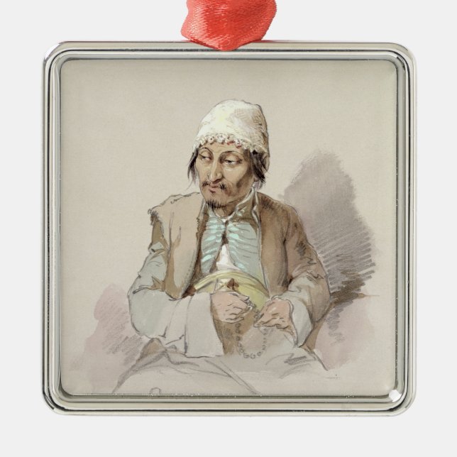 Musa - from Kashgar, c.1855 Metal Tree Decoration (Front)