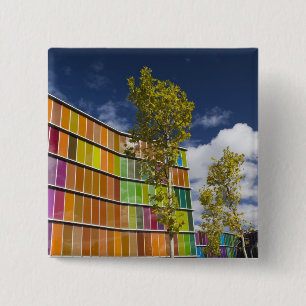 MUSAC, contemporary art museum 15 Cm Square Badge
