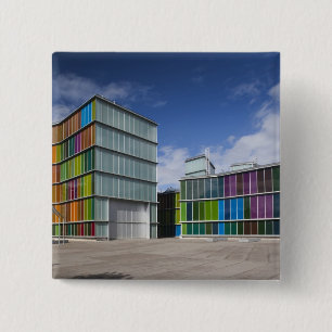 MUSAC, contemporary art museum 2 15 Cm Square Badge
