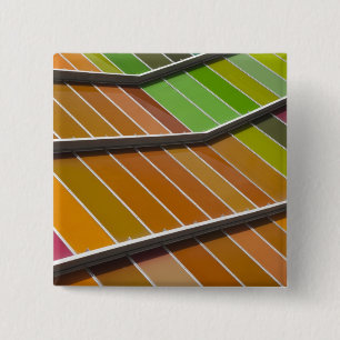 MUSAC, contemporary art museum 3 15 Cm Square Badge