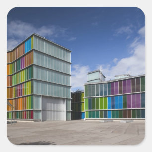 MUSAC, contemporary art museum Square Sticker